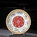 n/a 20 cm talerz obiadowy Jingdezhen ceramiczne emaliowane talerze chińska zastawa stołowa dekoracja danie sałatka owoce naczynia taca rzemiosło prezent (kolor: C, rozmiar: 8 cali)