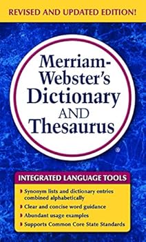 Paperback Merriam-Webster's Dictionary and Thesaurus Book