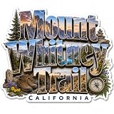 Mountain Wildflower Trail Kiss-Cut Vinyl Sticker...
