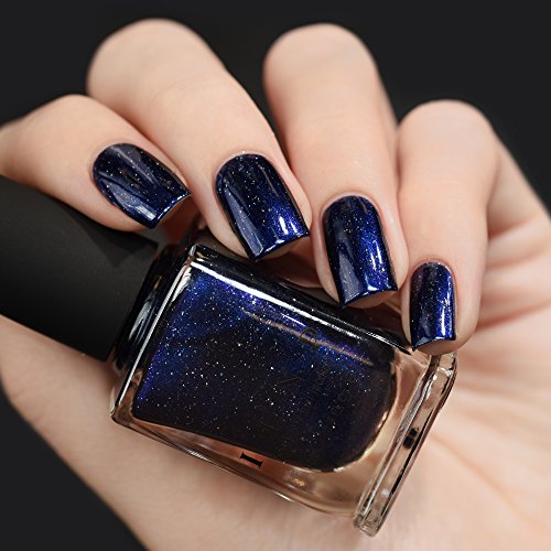 Image of ILNP Looking Up - Midnight Blue Holographic Nail Polish