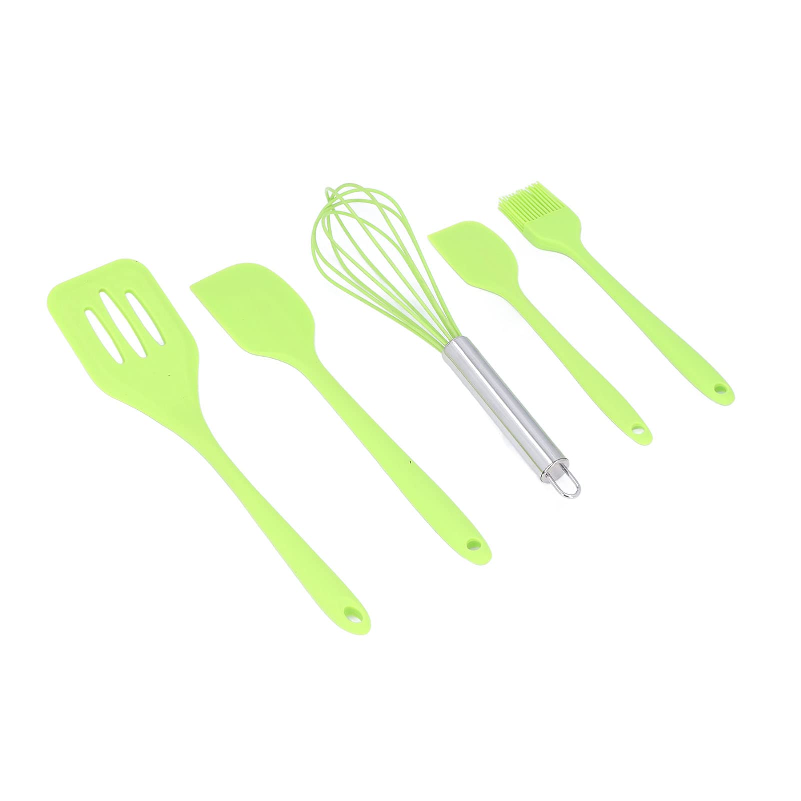 Utensilios de cocina de silicona que resisten el calor extremo para proteger tus sartenes