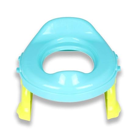 Praxon Foldable Kids Baby Potty Training Seat for Outdoor Travelling /// Toilet Trainer Chair Potty Seat for Kids (Assorted Color)