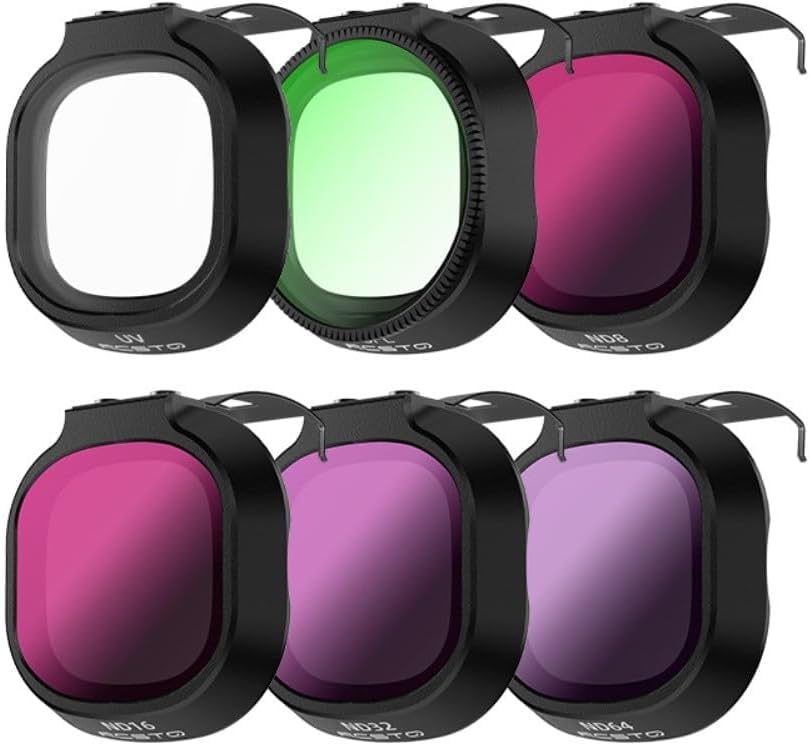 Filtres DJI NEO2 en verre optique et aluminium pour des prises de vue extérieures parfaites