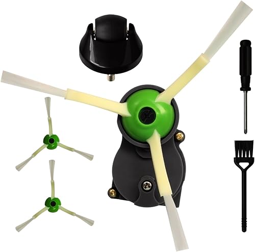 Módulo de motor de cepillo lateral de repuesto para iRobot Roomba I&E&J Series i3 i4 i6 i6+ i7 i7+ i8 E5 E6 E7 j7 j7+ Kit de repuesto con 2 cepillos