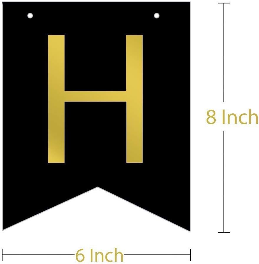 Happy Birthday Balloons Gold (35)