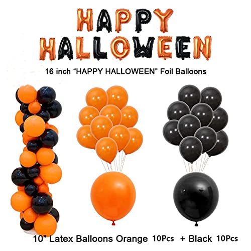 Set di palloncini di Halloween, banner di