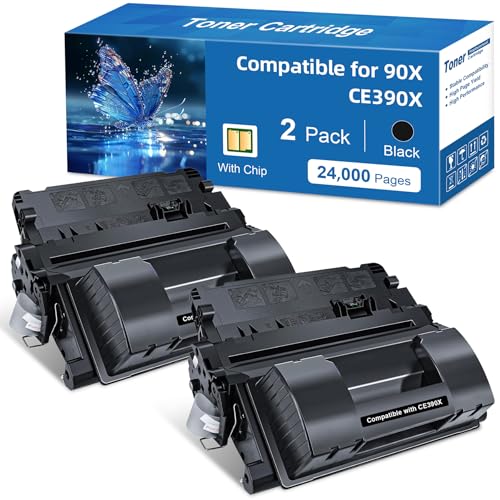 Cartouche toner 90X CE390X compatible pour imprimantes HP Enterprise M602 et M603