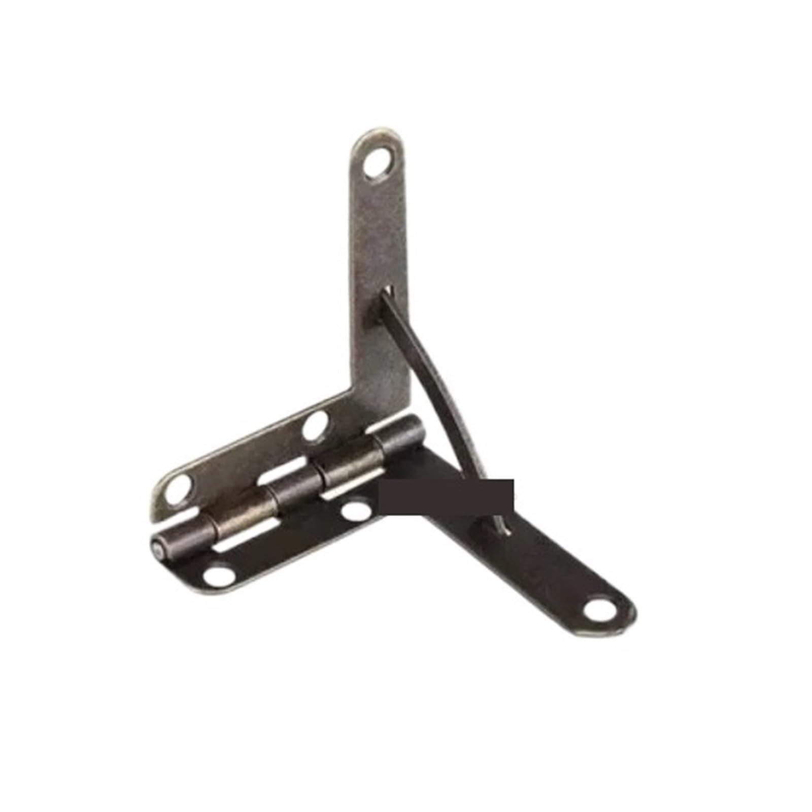 10pcs 90 Degree 30X33mm Angle Wooden Box Supports Hinge(Silver)