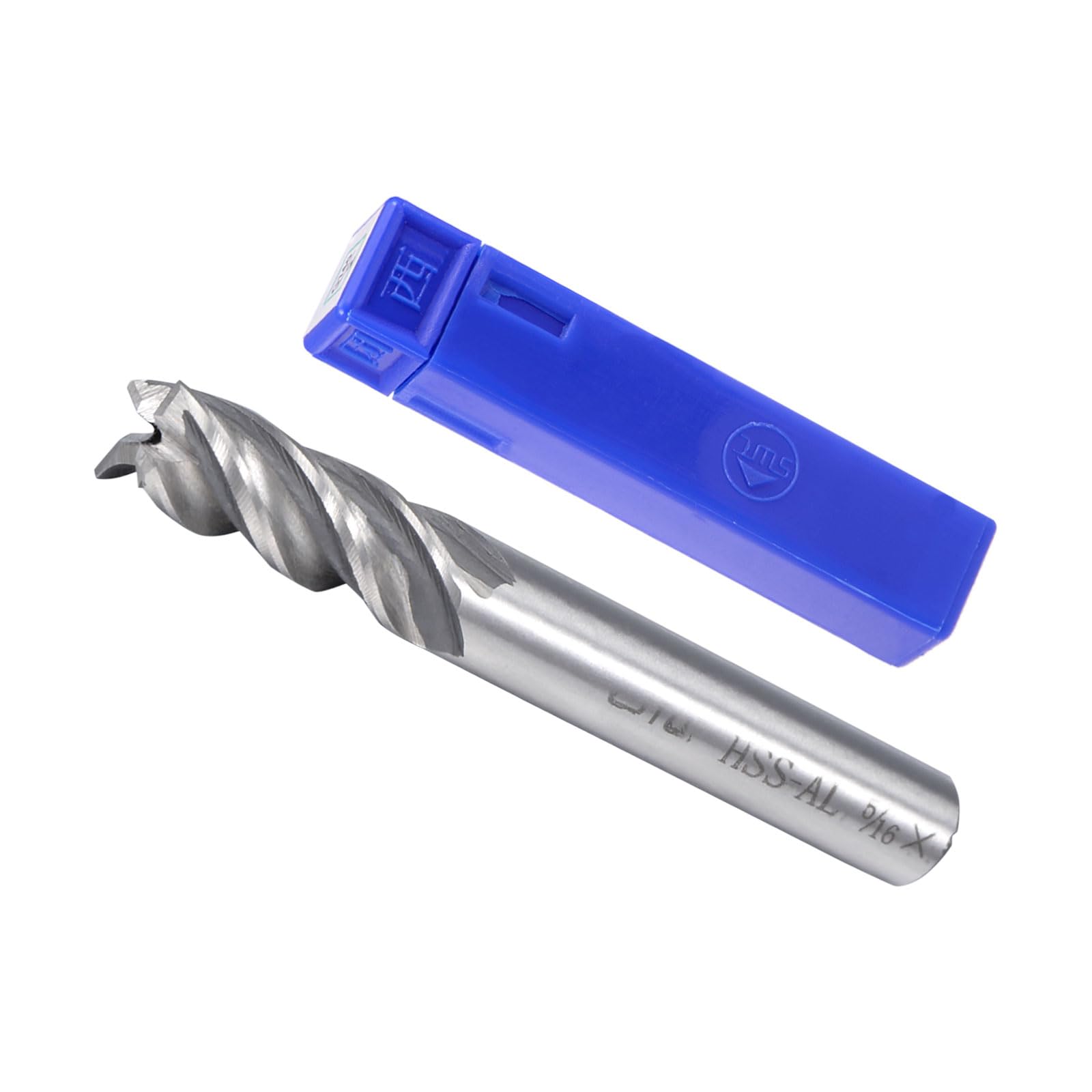 CoCud 4-Flute Spiral End Ill Bits, 6 Diaeter 13 Length, High Speed Steel Straight Illing - View #5