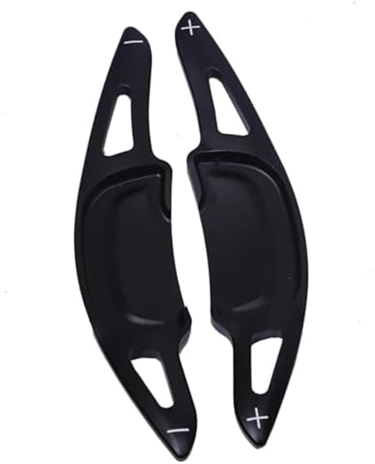 Demulax Black Shifter Extension Paddles, For Mazda 3 Axela Cx 30 Mx30 2020 2021 Car Steering Wheel Paddle Shift Shifters 2Pcs Vehicle Transmission Paddle Blade(Black)
