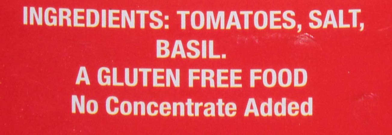 Jersey Fresh Crushed Tomatoes with Basil, Fattoria Fresca, 28 Ounce (Pack of 12)