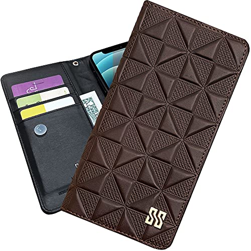 Galaxy A52 5G SC-53B / Galaxy A52s 5G SM-A528B DS �P�[�X �蒠�^ �{�v �}�O�l�b�g���� �z�Օt�� �J�[�h���[ �X�}�z�P�[�X �t���b�v �J�o�[ BROWN (SC53B-CHESS-FLIP02)