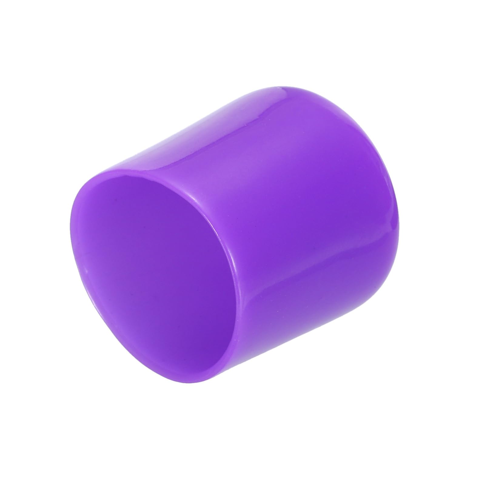 uxcell 20pcs Rubber End Caps 25mm ID Vinyl Round Tube Bolt Cap Cover Screw Thread Protectors Purple