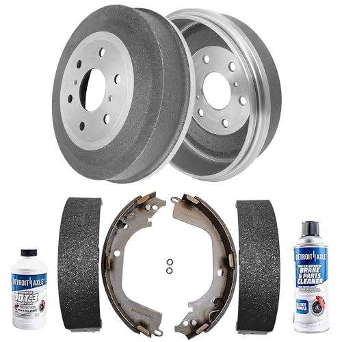 Detroit Axle - Rear Brake Kit for 09-13 Chevrolet Silverado GMC Sierra 1500 Brake Drums...