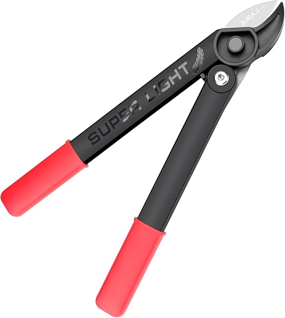 AIRAJ PRO Tree Loppers for Gardening,Superlight Professional Anvil Lopper Cutting up 3cm,Bypass Lopper with Premium SK5 Steel Blades,Stable Hard Handle,Professional Branch Cutter Garden Tool