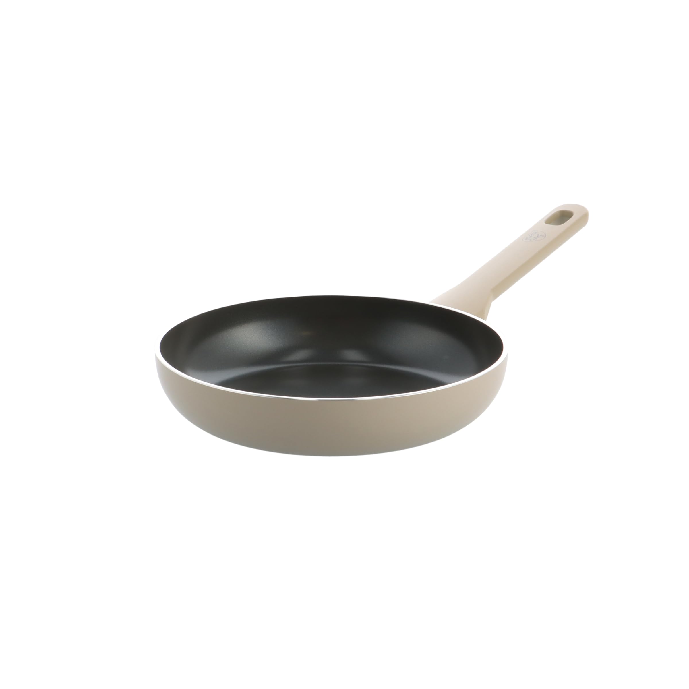 GreenChef Tones PFAS-Free Ceramic Nonstick Frying Pan Skillet, 20cm, Made with Recycled Materials, Induction Compatible, Oven Safe, Dishwasher Safe, Taupe