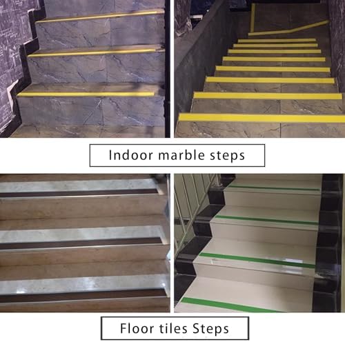 High Adhesion Self-Adhesive Stair Nosing, Serrated PVC Edge Trim for Enhanced Friction Resistance, Protects Slopes & Steps - Brown, 4cm
