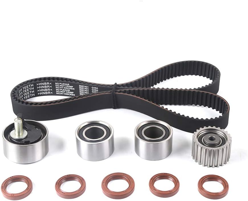 MOCA Timing Belt Kit & Water Pump Kit Fit 90-97 for Subaru Legacy 2.2L & 93-97 for Subaru Impreza 1.8L & 95-97 for Subaru Impreza 2.2L H4 SOHC