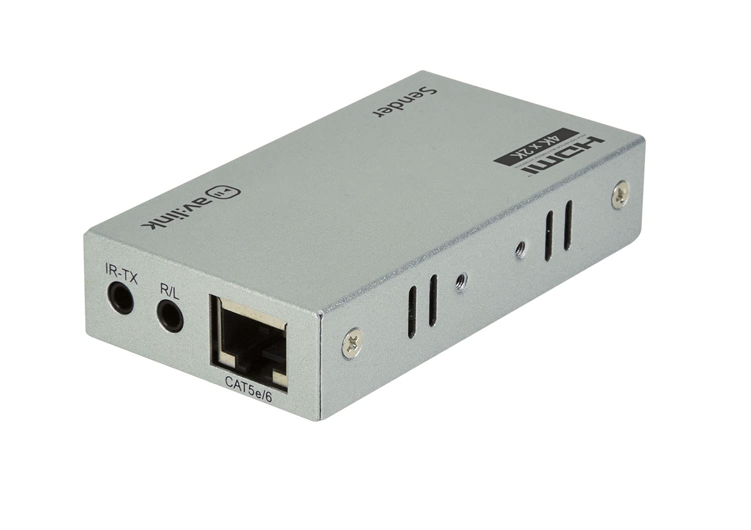 AV:Link Ultra HD 4K HDMI Extender sobre un solo cable Cat5e/6 hasta 100 metros, función IR incorporada que permite el control