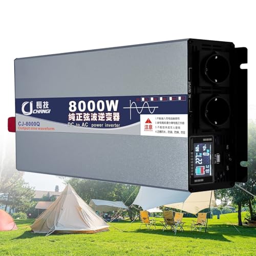 Inverter Pure Sine Wave Power Wechselrichter 6000W/8000W DC 12V 24V 24V 48V 60V 72V zu AC 110V 220Vâ€¦ – Miniatur