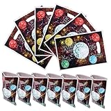 Hemobllo 50 piezas Disco Retro Portátiles Ligeras para Fiestas Temáticas Vintage Bolsas para Dulces y Snacks Plegables y Duraderas de Unidades para Cumpleaños y Celebraciones