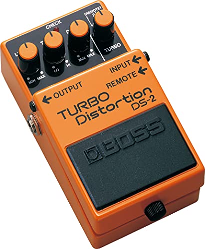 Image of Boss DS-2 Turbo Distortion Bundle with Gearlux Instrument Cable, Patch Cable, and Picks