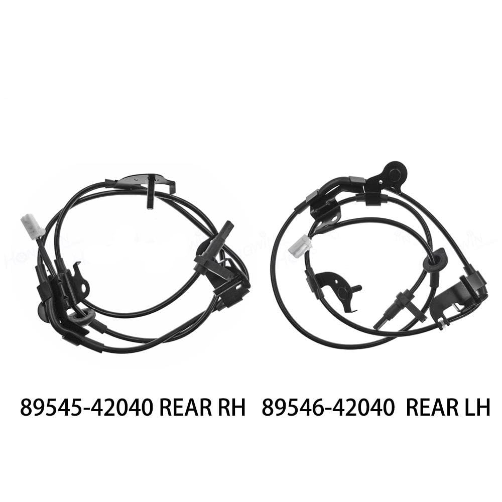 Sensore velocità ABS Sensore di velocità della Ruota ABS Posteriore Sinistro E Destro per RAV4 2006-2014 4WD 89545-42040 89546-42040 8954542040 8954642040 ALS1251 Sensore ABS Auto