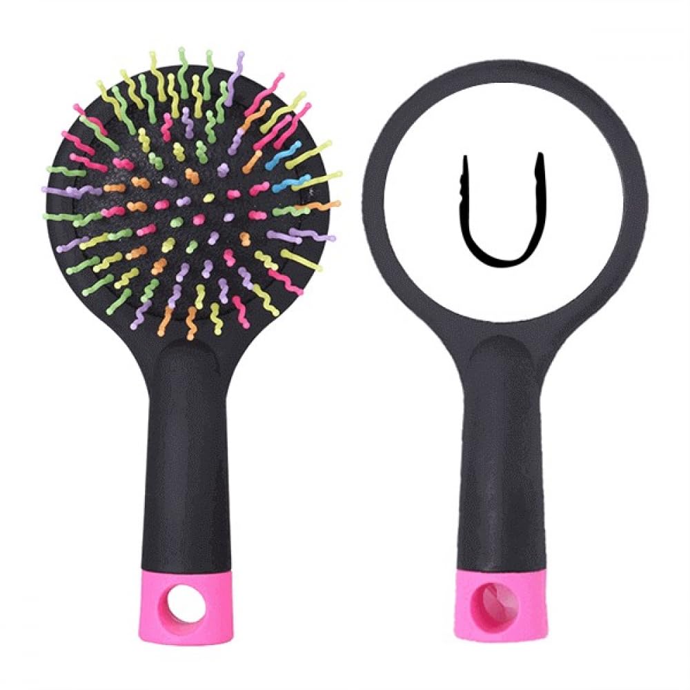 Brosse démêlante Upsilon au design grec et finitions soignées