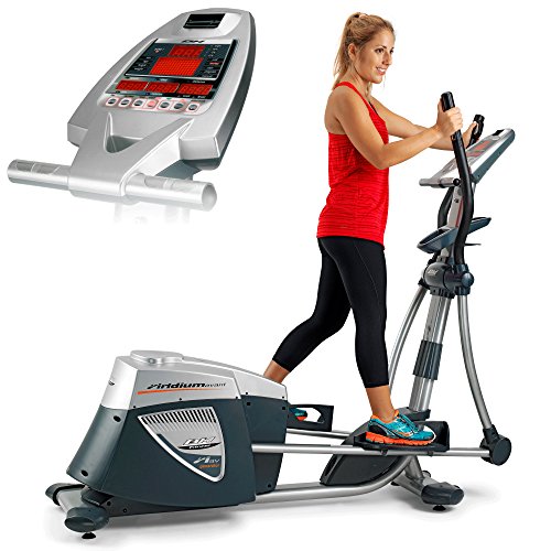 BH Fitness Iridium Avant Generator G247N - Elíptica Semi Profesional - Regalo Banda de Pecho - Sistema inercial 30Kg - Autogenerada - EMS - Zancada 40 cm - Ventilador