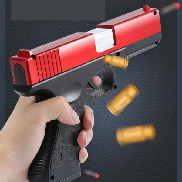 Image of Real Gun Pistol Original with reloadable Magazine | Soft Rubber Foam Bullet | Jump Out shel