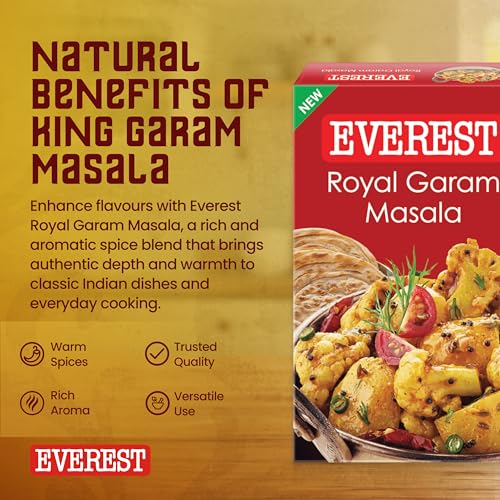 Everest Royal Garam Masala 100g | Premium Indian Aromatic Spice Blend for North Indian Cuisine, Curries & Finishing Seasoning | India’s No.1 Spice Brand
