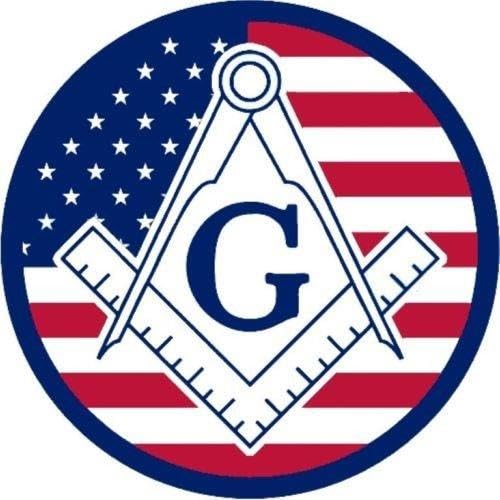 BIKERSTUFFUS Freemason Symbol Sticker (LOT of 3) Hard HAT Sticker Helmet Sticker Laptop Sticker Toolbox Sticker