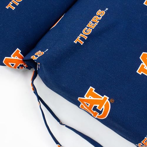 Image of College Covers Everything Comfy Auburn Tigers 2 Piece Chair Cushion