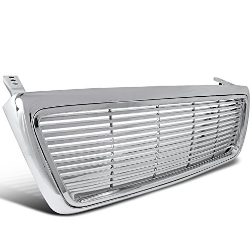 Spec-D Tuning HBG-F150041PCC-GG Ford F150 Front Chrome ABS Grill Billet Hood Grille