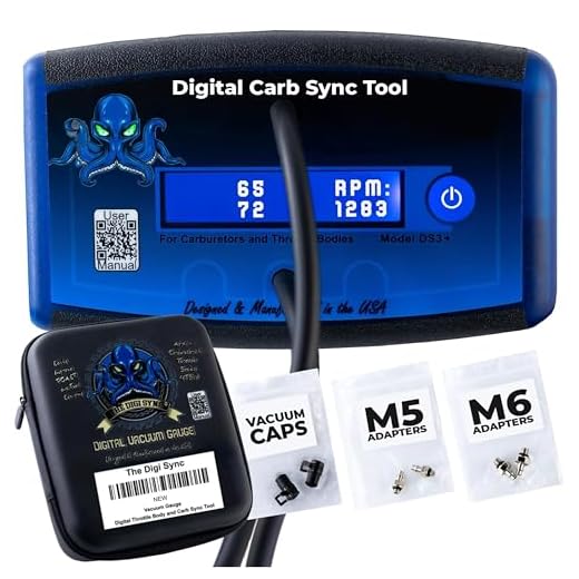How to adjust the carburetor on a lawn mower Digital Carb Synchronizer with LCD Display