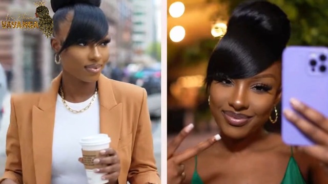 Amazon.com : VAVANGA Extra Large Hair Bun and Bang Set 2pcs  display picture 2