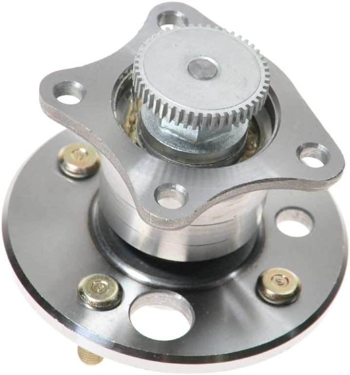 TRQ Rear Wheel Bearing & Hub Assembly with ABS Sensor Compatible with 1998-2002 Chevrolet Prizm 1993-1997 Geo 1993-2002 Toyota Corolla - Image 3