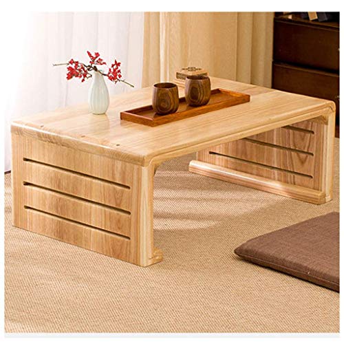 Table basse bureau style japonais multifonctionnelle pour salon