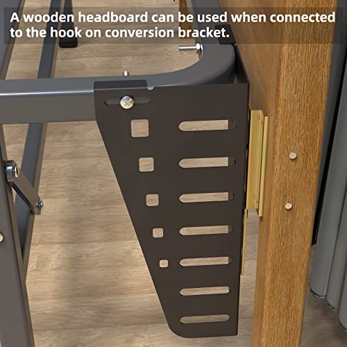 2 Pcs Headboard Brackets For Metal Bed Frame,Adjustable Footboard Brackets Attach Headboard To Bed Frame,Compatible With 14,16,18Inches Headboards #TOP3