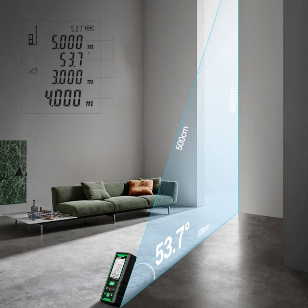 Outdoor Green Laser Rangefinder Podczerwień Ograniczający ręczny odległość instrument pomiarowy elektroniczny linijka na zewnątrz (Color : Green, Size : 50 meters)