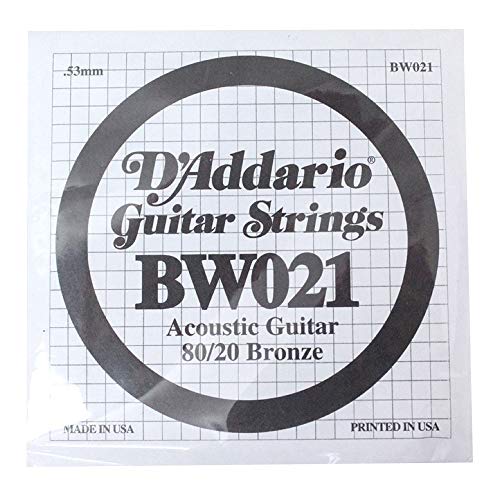 D'Addario BW021 アコースティックギター用バラ弦×5本
