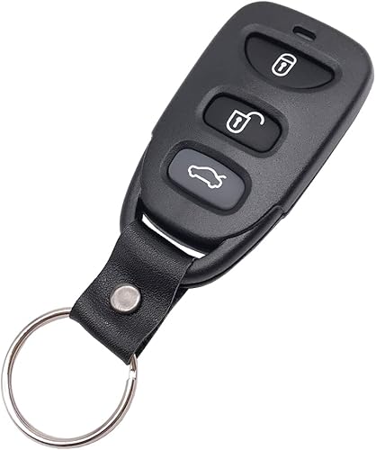 Miniatura 4 de Funda para llavero remoto de entrada sin llave para Hyundai Elantra 2007-2010 2006-2010 Sonata Tucson para Kia Key Fob Shell 4 botones (1)