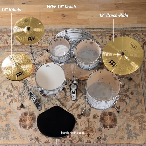 Meinl Cymbals HCS1418+14C Meinl Cymbal Set Box Pack thumb #1