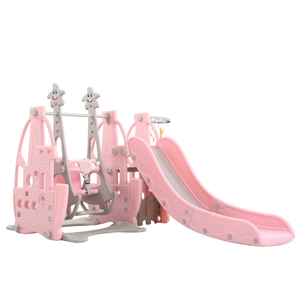 Buy Toddler Swing and Slide Set, 3 in 1 Kids Play Climber Slide Playset