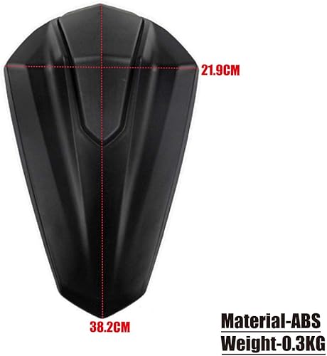 Miniatura 2 de Para Ninja 400 Z400, accesorios de motocicleta, cubierta trasera para asiento de pasajero trasero (grano de carbono)