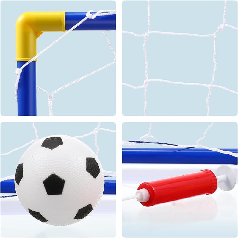 Amazon | キッズフットボールサッカーゴールボールポンプポータブル