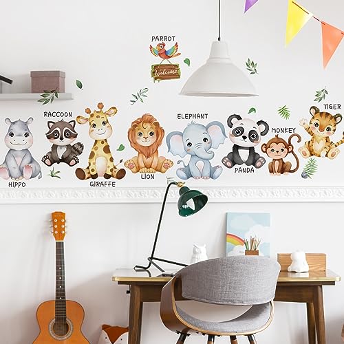 Vinilos Decorativos Educativos Animales Safari Grande miniatura 2
