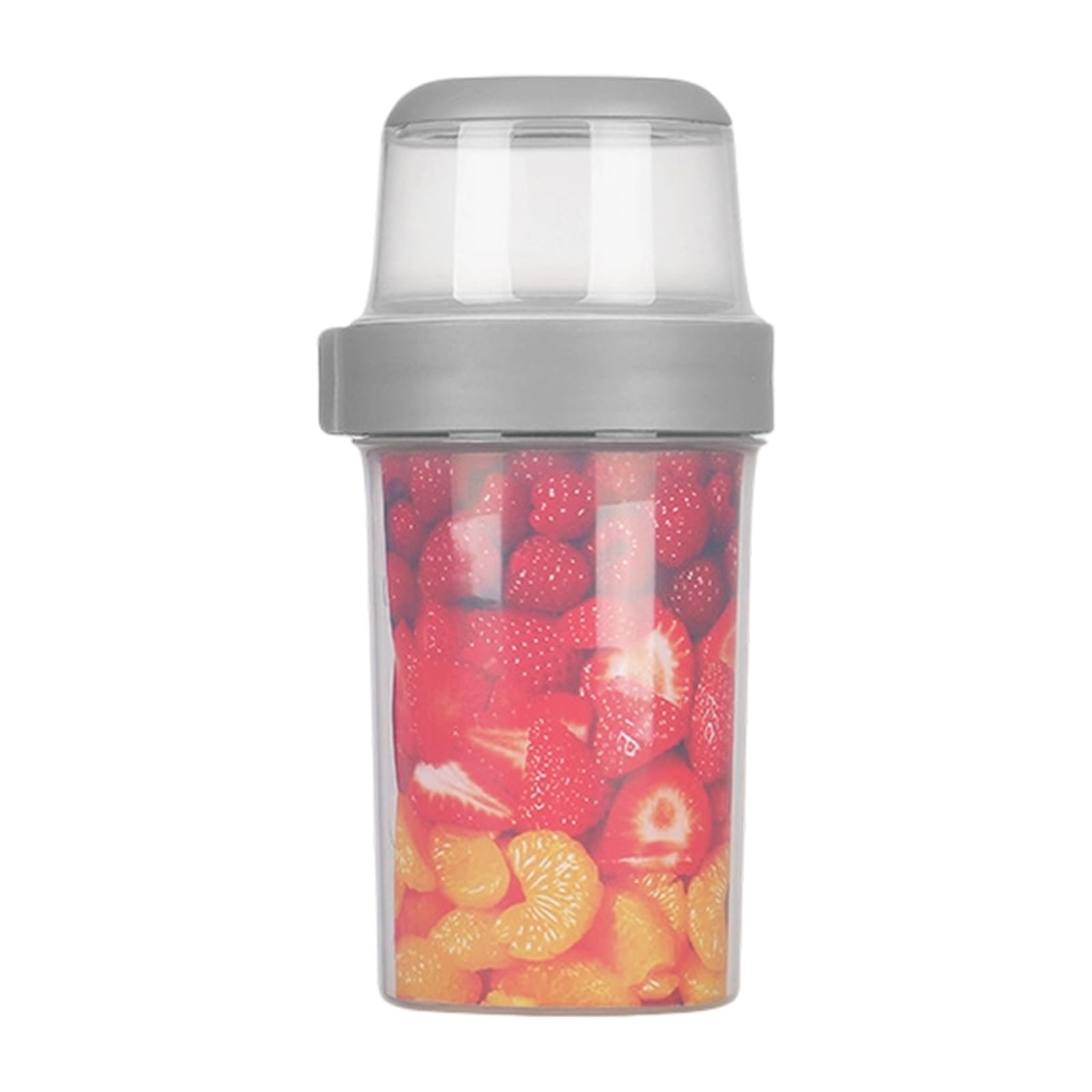 Kaeltsyn Stackable Sealed Food Storage Box 2 Compartments for Fruits Yogurts and Snacks Portable Kitchen Organizers Leak Proof Meal Preps Container
