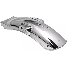Motorcycle Short Front Mudguard Mudguard for CG125 CG 125 125cc 1 Set Motorcycle Chrome Metal Front and Rear Fender Retro Mudguard Cover Metal Protector Motorcycle Fender Chrome Rear