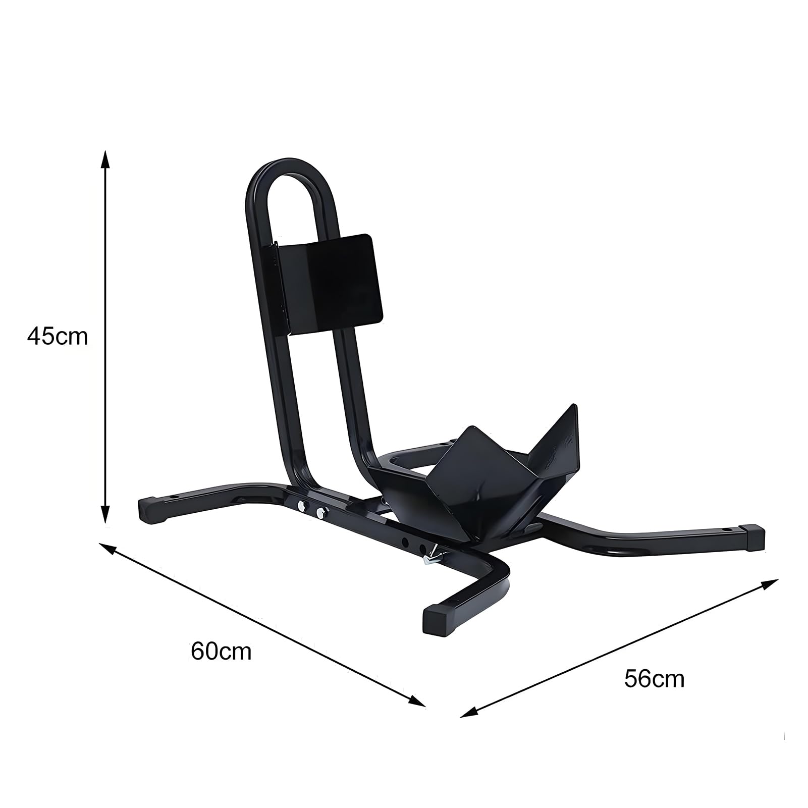 Cavalletto per moto, bilanciere per moto, colore nero